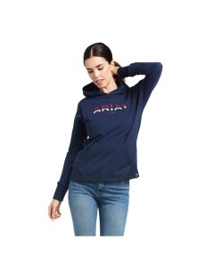 Ariat 3D Logo 2.0 Hoodie Navy | ZSTQRF-709