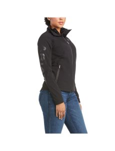 Ariat Agile Softshell Jacket Team Black | FUBXLO-275