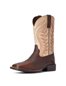 Ariat Amos Western Boot Barley Brown | ORZCUW-820