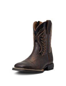 Ariat Amos Western Boot Hand Stained Red - Brown | ZXOWMG-167