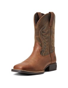 Ariat Amos Western Boot Sorrel Crunch | XDKASM-509