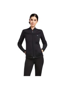 Ariat Ascent Full Zip Sweatshirt Black | KCQGHM-836