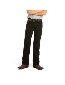 Ariat B5 Slim Stretch Legacy Straight Jean Black | PNUGBA-076