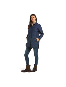 Ariat Belmont Shirt Jacket Navy | RFHCYL-857