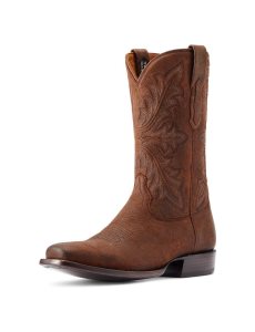 Ariat Bench Made Hardin Western Boot Hickory Elk | VONKUT-241