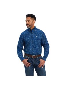 Ariat Benji Classic Fit Shirt Estate Blue | DUGVBO-928