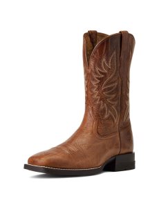 Ariat Brander Western Boot Dark Tan | PHZINC-648