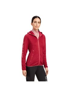 Ariat Byron Full Zip Hoodie Red Bud | CEXVPK-820