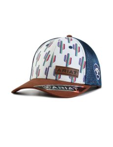 Ariat Cactus print cap black White | SKOUVX-724