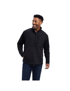 Ariat Caldwell Reinforced Snap Sweater Charcoal | BEFXAQ-174