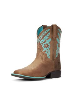 Ariat Cattle Cate Western Boot Distressed Brown | HOXJQE-842