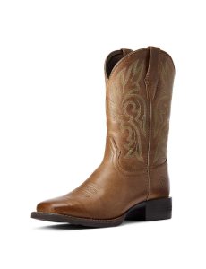 Ariat Cattle Drive Western Boot Dusty Brown | EMWDCA-348