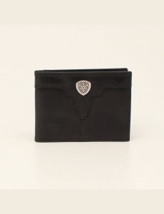 Ariat Center ridge bifold wallet Black | HGNPJD-425