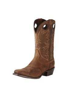 Ariat Circuit Striker Western Boot Weathered Brown | FYUHCS-901