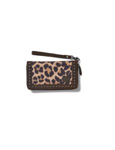 Ariat Clutch Wallet Cheetah Brown | UIHSTF-347