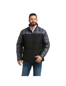 Ariat Colorblock Crius Insulated Jacket Black/Digi Camo | TZIUEM-218