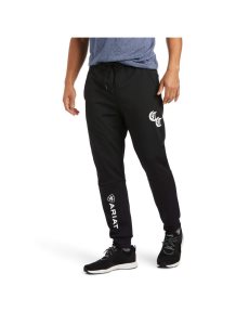 Ariat Compton Cowboys Track Pant Black | ZDIMAW-890