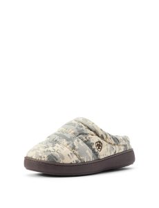 Ariat Crius Clog Slipper Sage Digi Camo | MXQSWH-974