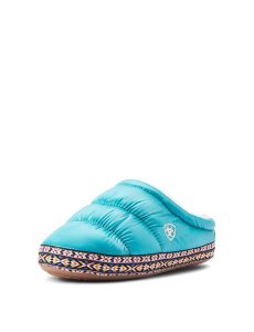 Ariat Crius Clog Slipper Turquoise | TVYWRJ-523