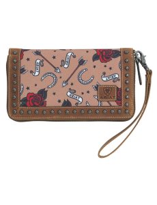 Ariat Cruiser clutch wallet Tan | DNFHZU-196