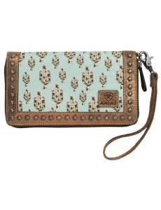 Ariat Cruiser clutch wallet Turquoise | HKIATV-289