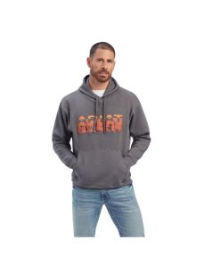 Ariat Desert Roam Sweatshirt Charcoal Heather | HXEMLS-716