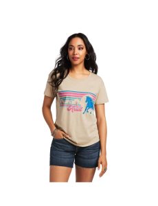 Ariat Desert Wild T-Shirt Oatmeal Heather | LWTGRV-830