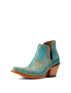 Ariat Dixon Western Boot Turquoise Patina | RHNEJM-857