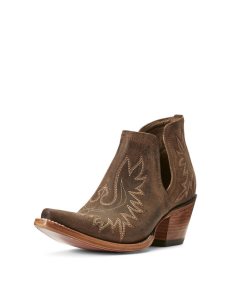 Ariat Dixon Western Boot Weathered Brown | GADMLZ-426