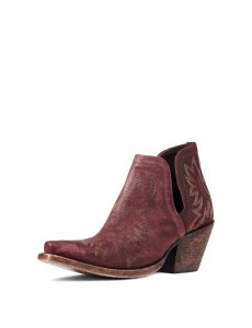 Ariat Dixon Western Boot Weathered Red | ZGJECO-304