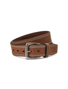 Ariat Double Stitch Belt Brown | IHCFYK-236