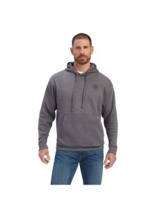 Ariat EST Block Sweatshirt Charcoal Heather | CGXMBQ-325