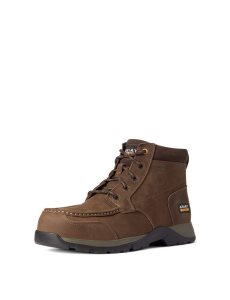 Ariat Edge LTE Chukka Static Dissipating Composite Toe Work Boot Dark Brown | FWYZIC-038