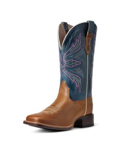 Ariat Edgewood Western Boot Almond Buff | MJWRBL-389