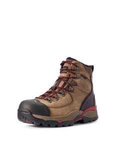 Ariat Endeavor 6' Waterproof Work Boot Mushroom Taupe | LWCHXF-896