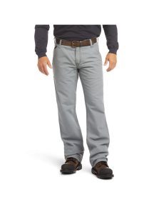 Ariat FR M4 Relaxed Workhorse Boot Cut Pant Fr Medium Gray | PCNMRZ-534