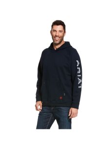 Ariat FR Primo Fleece Logo Hoodie Navy | ECLNAH-826