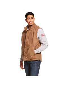 Ariat FR Workhorse Insulated Vest Field Khaki | FRYPJI-714