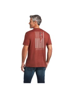 Ariat Farm T-Shirt Rust Heather | BXIAGK-187