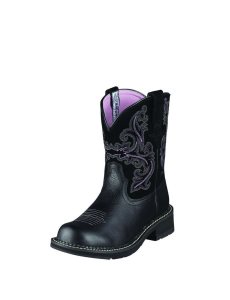 Ariat Fatbaby II Western Boot Black Deertan | PONUMR-502