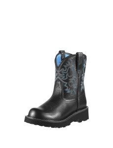 Ariat Fatbaby Western Boot Black Deertan | VLNRDT-163