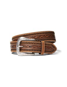 Ariat Filigree Stripe Belt Tan | YCRMQZ-658