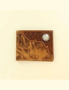 Ariat Filigree corner bifold wallet Brown | ALOJNB-506