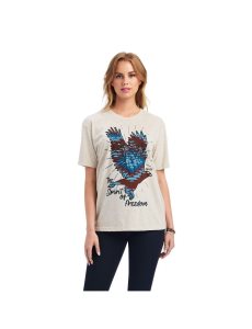 Ariat Freedom Spirit Tee Oatmeal Heather | SMEUVG-740