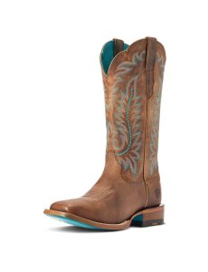 Ariat Frontier Tilly Western Boot Rodeo Tan | AUCXWS-693