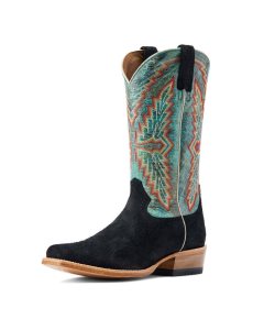 Ariat Futurity Showman Western Boot Black Roughout | LKRMWC-916