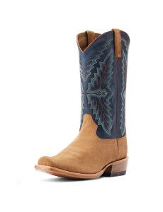 Ariat Futurity Showman Western Boot Dijon Roughout | AILBVM-049