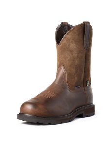 Ariat Groundbreaker MetGuard Steel Toe Work Boot Brown | JMSHBA-064