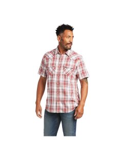 Ariat Hennessey Retro Fit Shirt Garnet | DTPOBJ-580