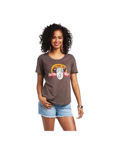 Ariat Hereford T-Shirt Brown Heather | ELFQPX-164